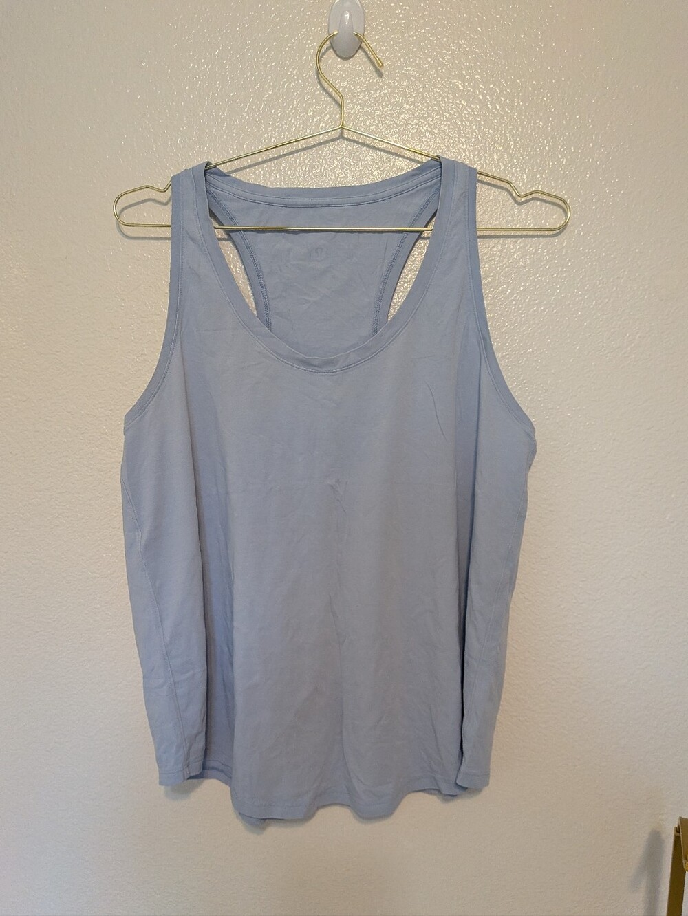 Lululemon Light Blue Waist Length Tank